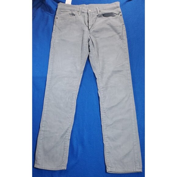 Levi's 511 Corduroy Gray Denim Jeans Pants Men's Size 34 X 32 - Picture 1 of 16